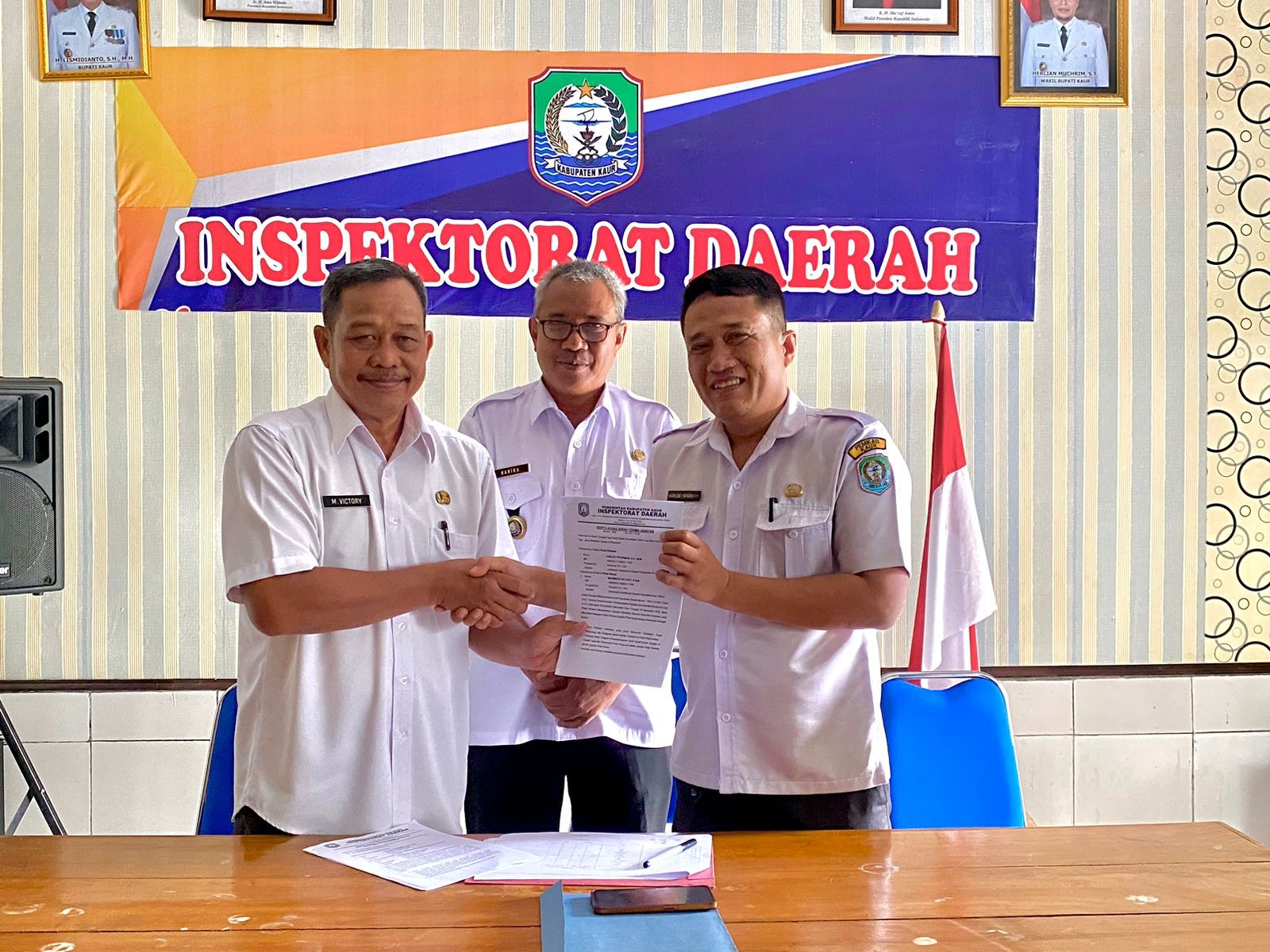 Pisah Sambut Dan Serah Terima Jabatan Sekretaris Inspektorat Daerah Kabupaten Kaur